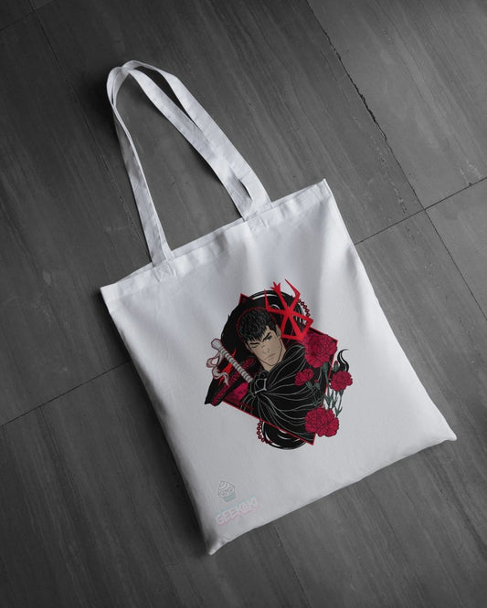 Black Swordsman Tote Bag